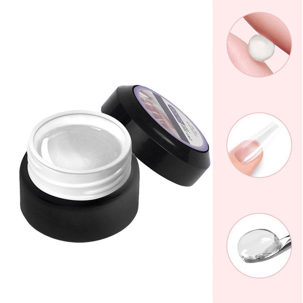 Nail Piece Adhesive Convenient Universal Gentle Solid Nail Adhesive Gel for Manicure 8ml